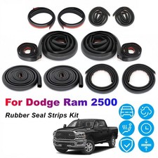 For Dodge Ram 2500 Q Door Rubber Seal Strips Weather Draft Wind Noise Reduction