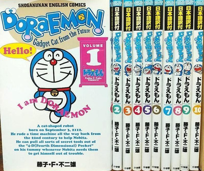 [NEW] Doraemon English Translation Version Vol. 1-10 Comic Book Lot Set Manga
