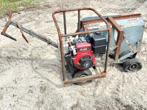 Brown Trench Master Trencher Bed Edger - for Repair - Trenchmaster Trench-Master