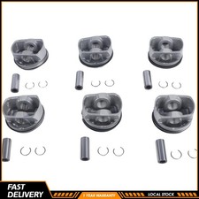 6x Pistons Rings Set STD Φ85.5mm For Audi A4 B8 A5 A6 C6 Q5 3.2 FSI CALA CALB