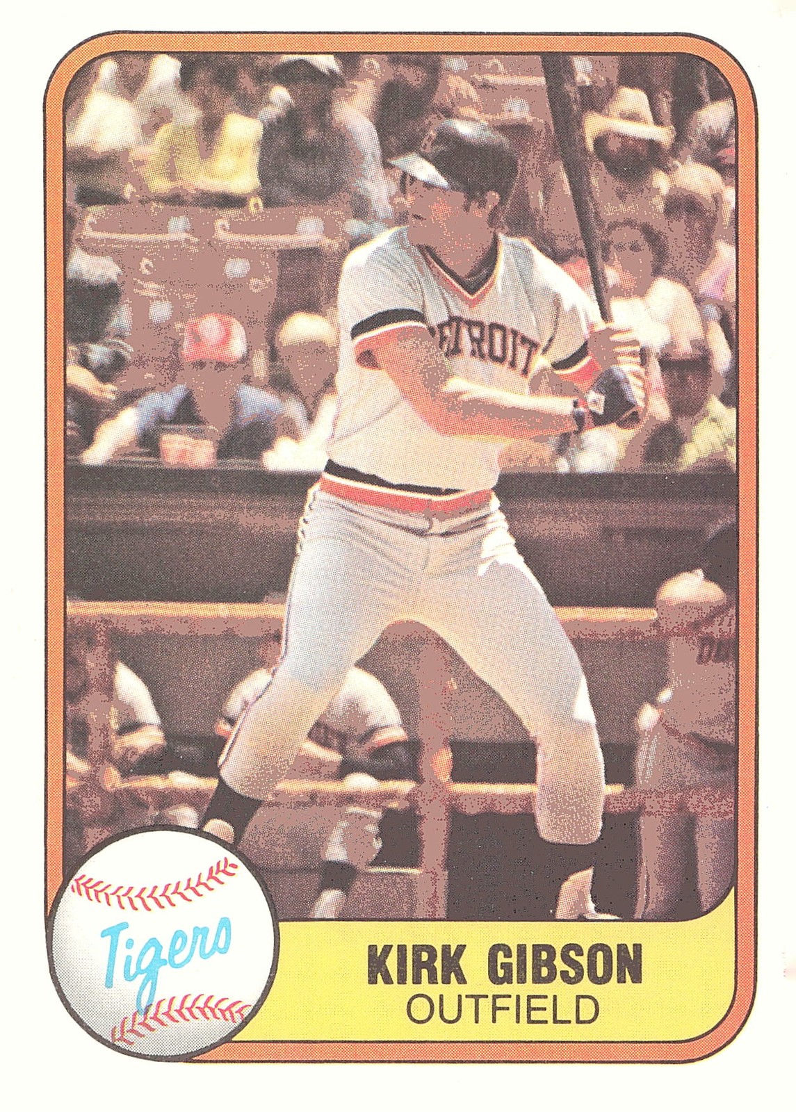 1981 Fleer #481 Kirk Gibson