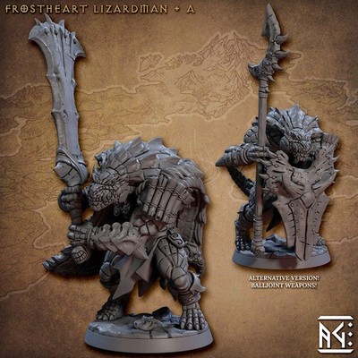 Artisan Guild 28mm Frostheart Lizardmen