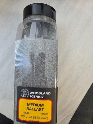 Woodland Scenics B1382 Medium Ballast, Gray, 57.7 Cu. In.