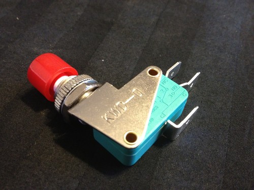 1 Piece Micro Switch ON/OFF 3P w/ Lever Big Red Cap KWD 8 | eBay