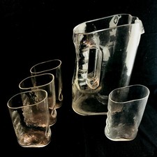 Claus Josef Riedel Karaffe + Gläser schräg ...