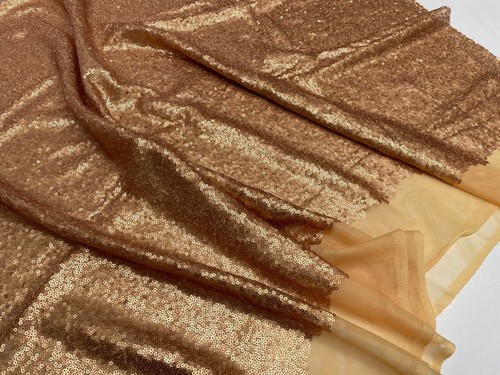 3mm Mini Sequin Fabric Stretch Material - Sparkling Pailettes Sequins 130cm wide - Picture 74 of 121