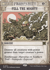 x1 Fell the Mighty OTP Breaking News MTG 1 RARE M/NM 1x