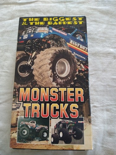 The Biggest & Baddest Monster Trucks VHS 1995