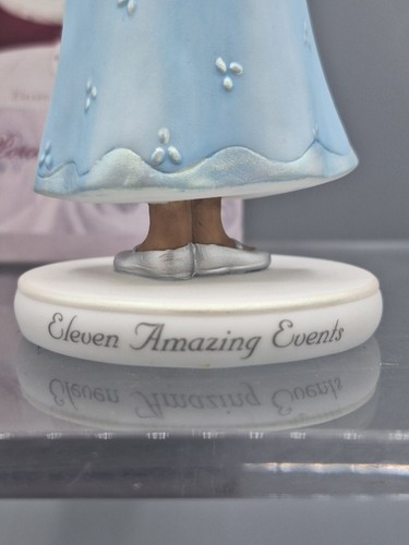 Bellezas de cumpleaños de Enesco. Porcelana afroamericana "ONCE EVENTOS INCREÍBLES" - Imagen 7 de 15