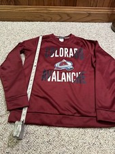 NHL Youth/Kids Colorado Avalanche Performance Fleece Sweatshirt Size 14/16