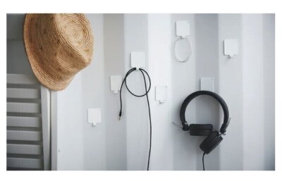 9er Pack; Selbstklebender Haken SS starke Klebehaken für Küche Bad Fliesenwand