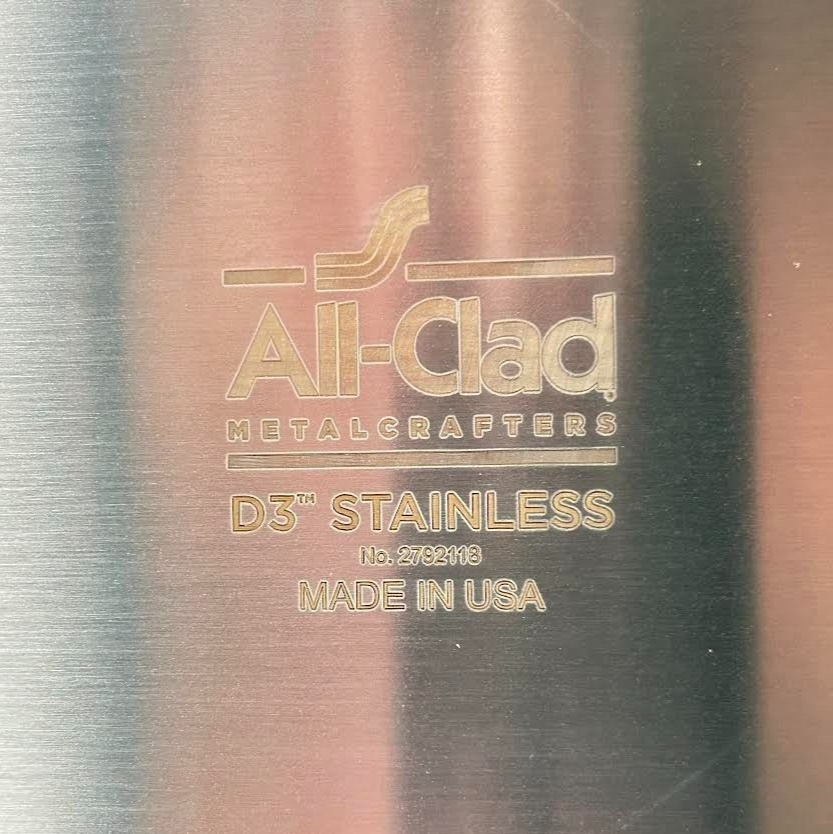 AllClad D3 Stainless Steel Extra Large Flared Roasting Pan with Non