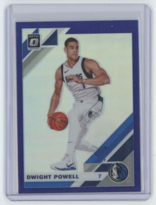 2019-20 Donruss Optic Purple Prizm Dwight Powell . Dallas Mavericks #46