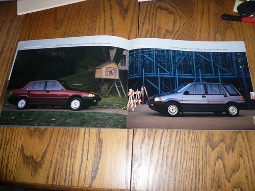 Honda Accord Civic 1987 Prelude CRX folleto de ventas - vintage - dos por un precio - Imagen 4 de 6