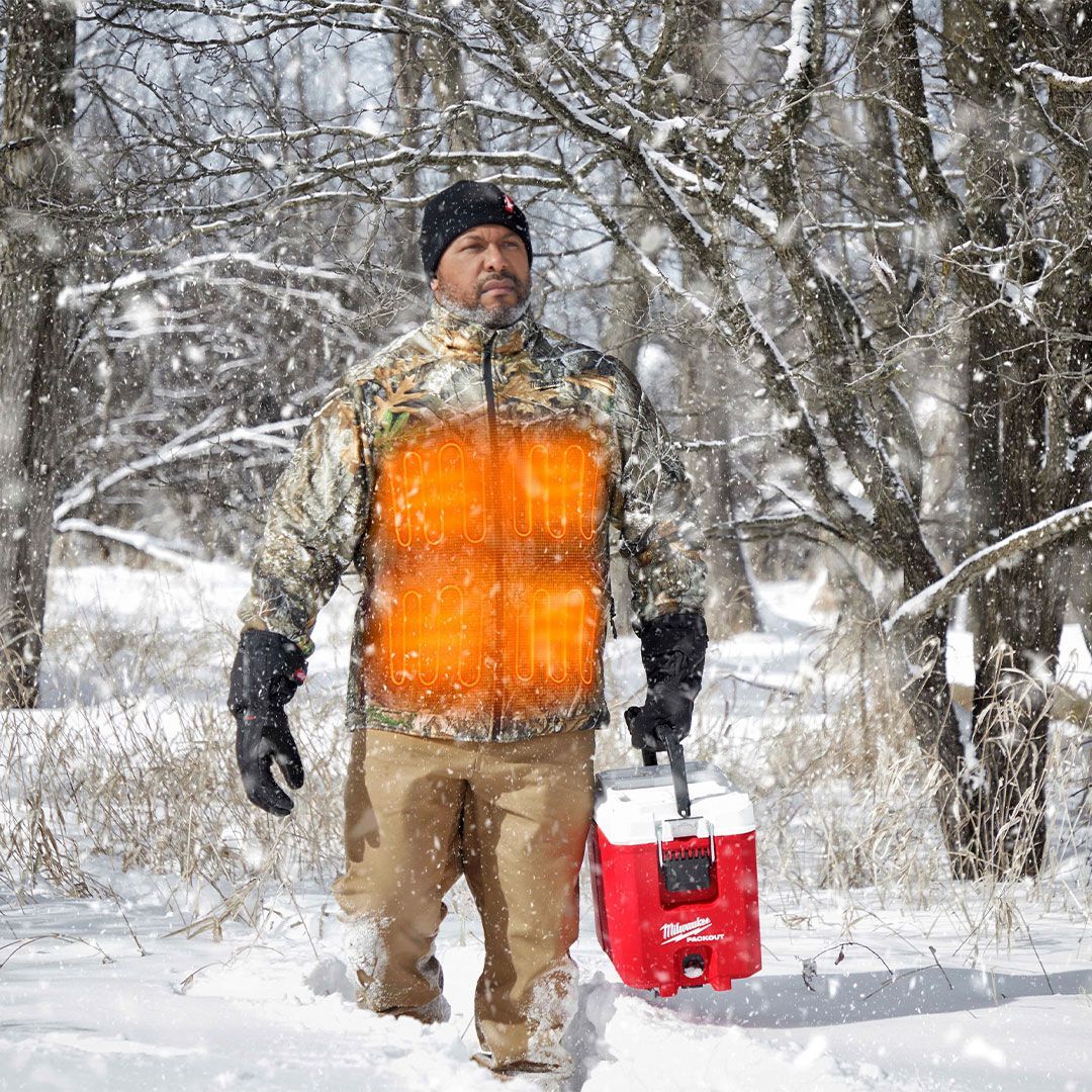 Milwaukee 224-21 Size 3XL Heated Jacket for Men - Green Milwaukee 224-21 Size 3XL Heated Jacket for Men - Green