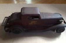Vintage "Siren Fire Chief" Car by The Marx Toy Company, New York, Circa 1930