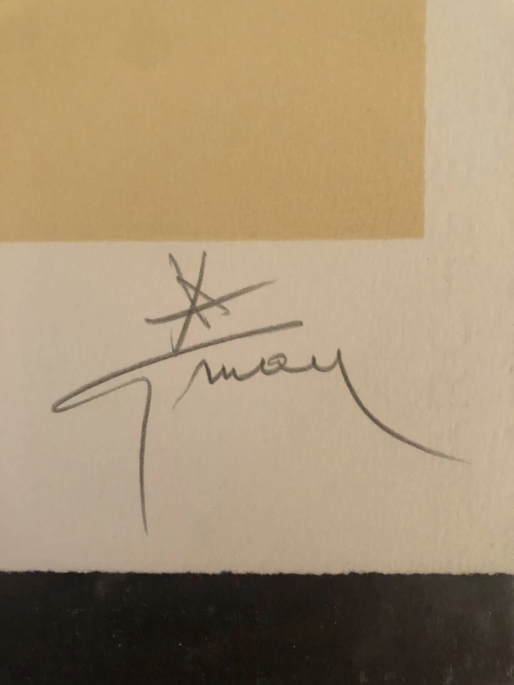 Litografia René Gruau - Au Champs De Cours - Imagem 2 de 3