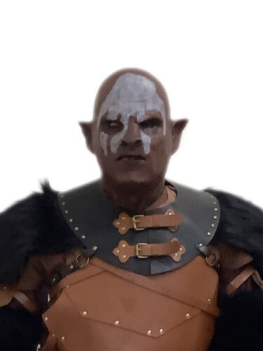 Máscara de silicona orco y disfraz completo de cosplay XL - Imagen 2 de 10