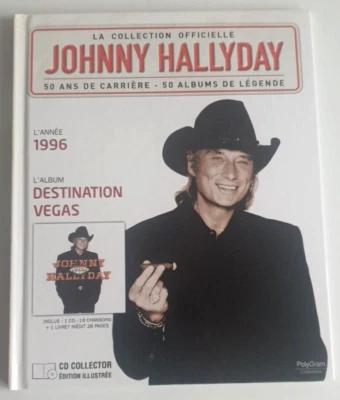 Johnny Hallyday DESTINATION VEGAS 1996 CD +livret la collection officielle TBE - Photo 1/4