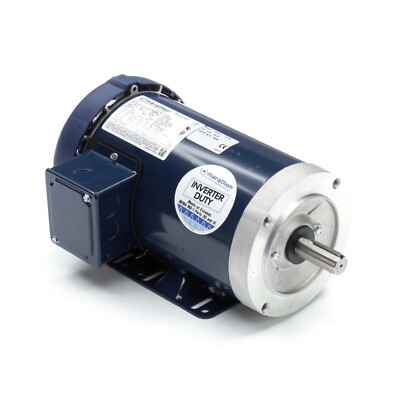 Marathon GT1204 Electric Motor 1.5 HP 1800 Rpm 3PH 230/460 V 145TC 145TTFR6058AA