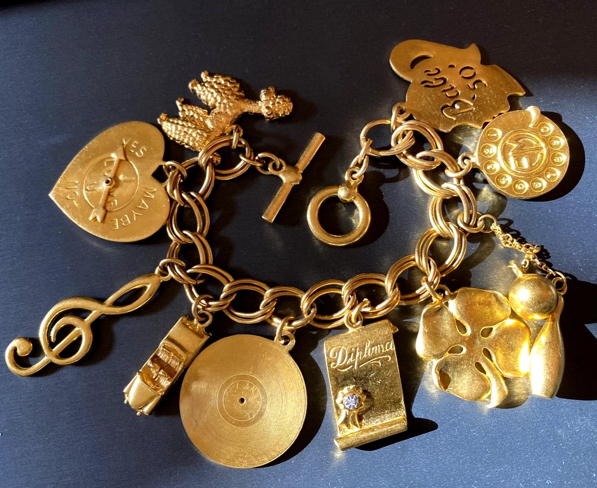 Chunky charm hotsell bracelet