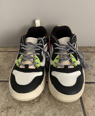 *NEW* Brux Wc Trainers VANS Black/White/Lime Punch/Marshmlw 721356 Men s Sz 3.5