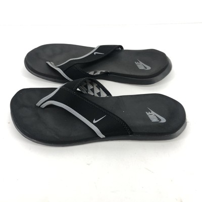 B49) Nike Mens Black Celso Plus flip flops Shoes US size 12 - flats | eBay
