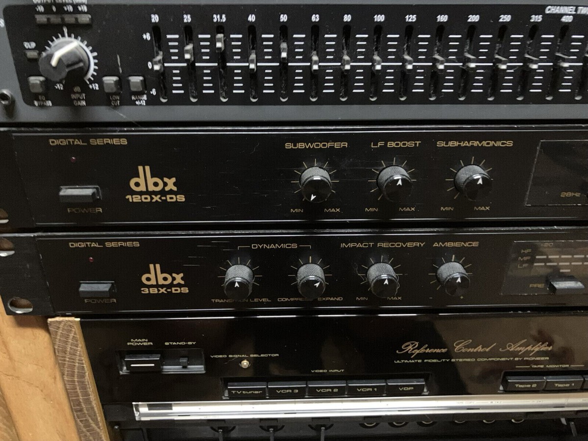 Solid Aluminum Knobs for dbx 3BX-DS Expander, 120-DS Syn. or