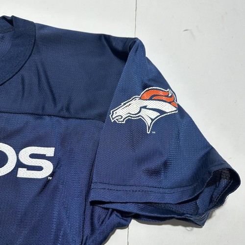 Vintage Denver Broncos Jersey Youth Size Small Stitched USA Made Spell Out Logo - Picture 5 of 9