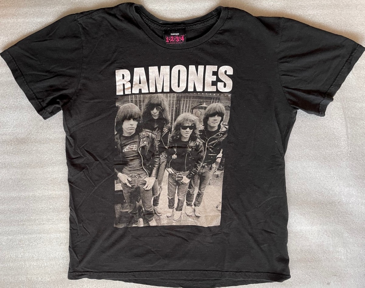 【ヴィンテージ 】RAMONES Tシャツ RAMONES, RAMONES 1-2-3-4 CLOTHING CO. MEN'S L SHORT SLEEVE