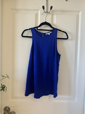 Milly Tank Top Womens Size 6 Royal Blue