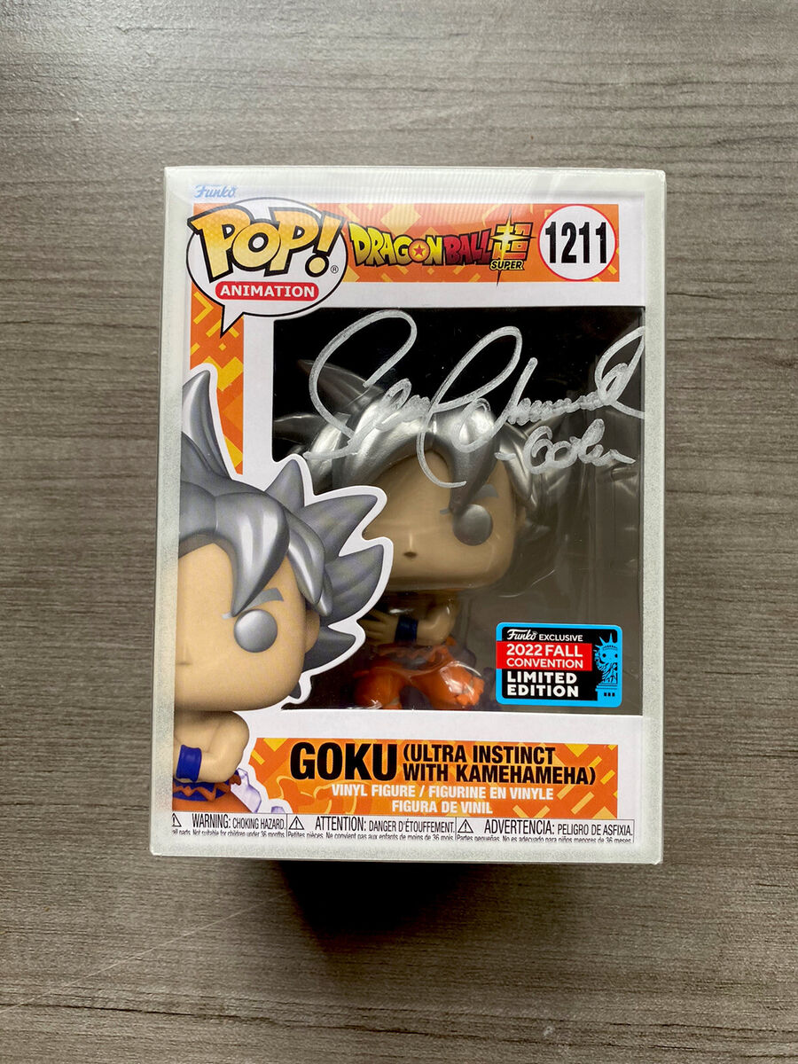 Goku Ultra Instinct Kamehameha Funko POP - 2022 NYCC Exclusive Con Sticker