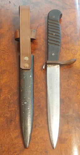 GERMAN WW1 FIGHTING BOOT KNIFE GERMANY WWI BOOTKNIFE TRENCH TRENCHKNIFE - Picture 2 of 9