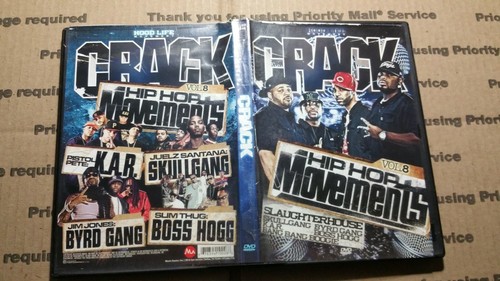Crack, Vol. 8 Hip Hop Movements (DVD, 2009) Joe Budden Crooked I Joell Ortiz Rap
