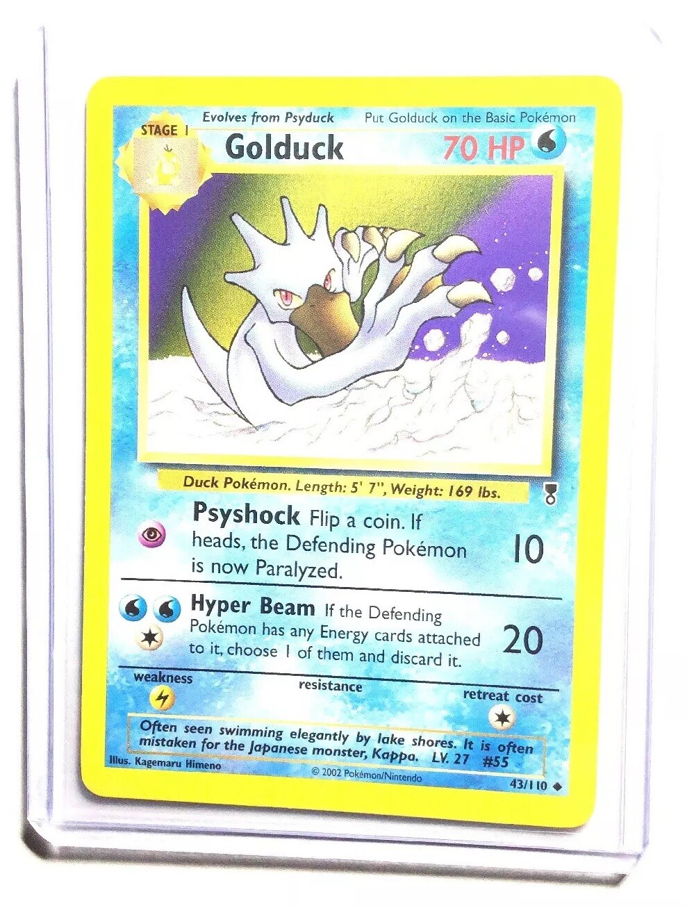 GOLDUCK - 43/110 - Legendary Collection - Uncommon - Pokemon Card - NM