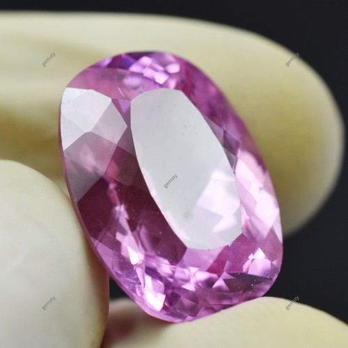 NATURAL Pink 15.35 Ct Cushion Shape CERTIFIED Sapphire Premium Quality Gemstone - Picture 3 of 14