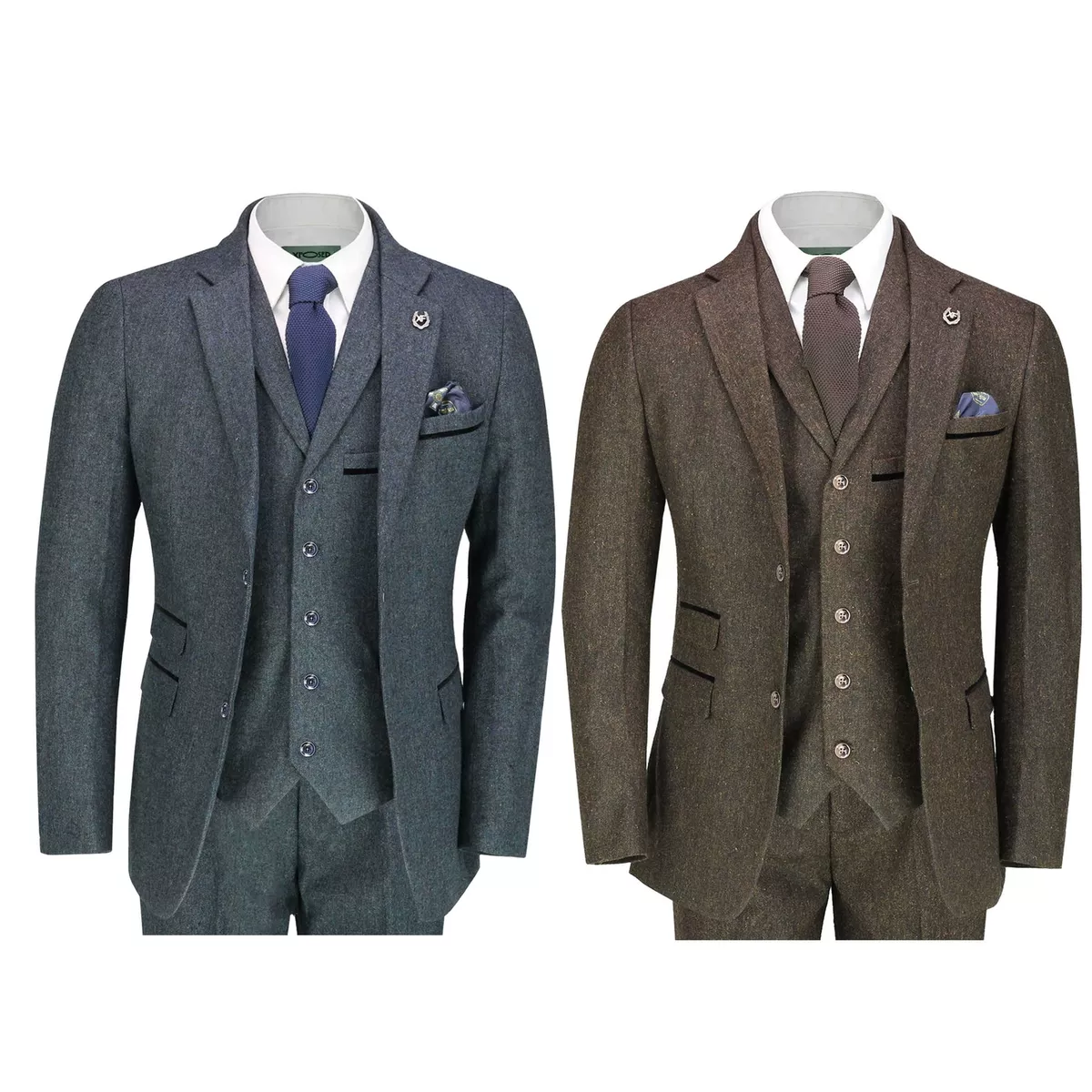 Tweed 3 piece store suit peaky blinders