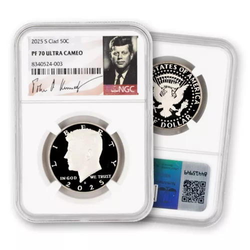 2025 S Proof Kennedy Half Dollar 50C NGC PF70 Ultra Cameo