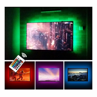 USB TV Backlight LED Bias Lighting Kit For 24'' to 60 Inch Smart TV Monitor HDTV
