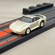 AFX Porsche 959 Silver 0015 HO Slot Car Turbo Chasis Tomy Aurora In stock