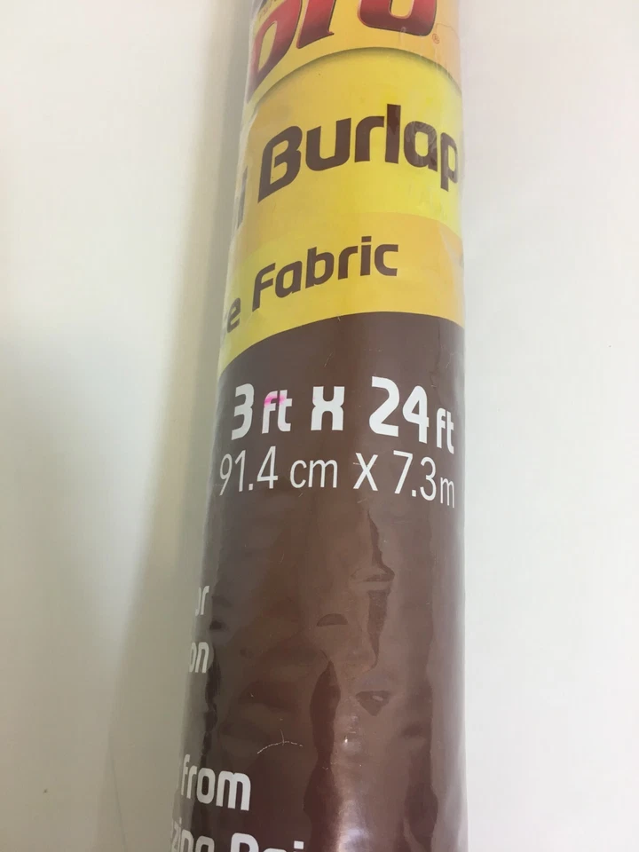 Natural Burlap 3ft x 24ft  91.4 cm X 7.3m 1 ROLL  "VIGORO"  - Image 4 of 4