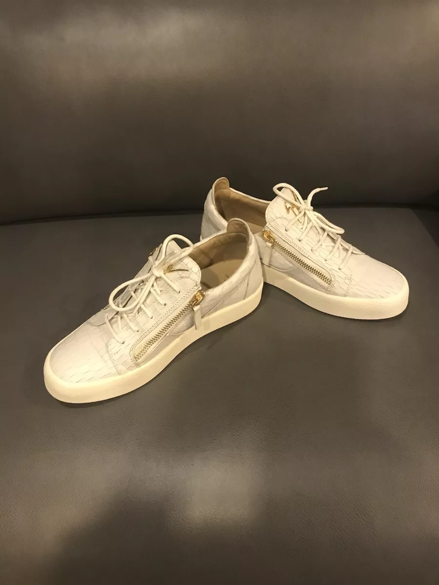 Giuseppe Zanotti Sneakers Frankie 41.5 Size Leather Sold Out White | eBay