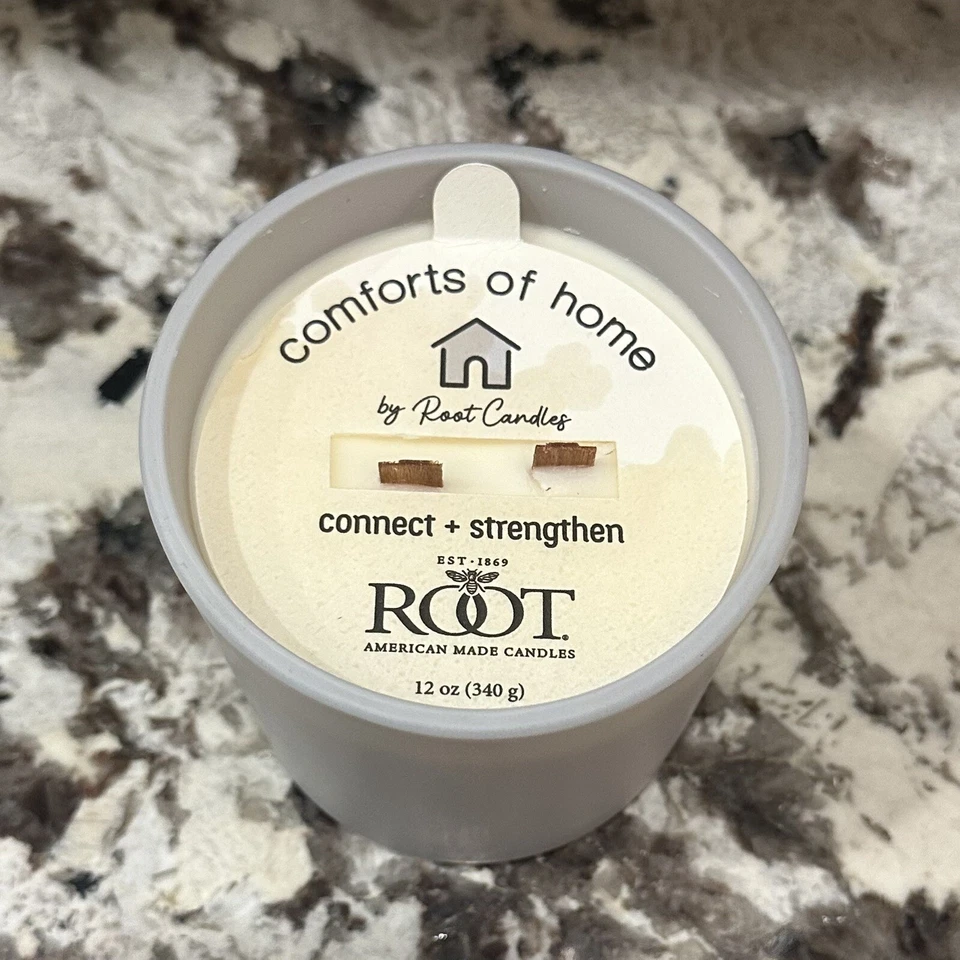 Root Candles Comforts of Home 12oz Wood Wick Candle Connect + Strengthen - Image 4 of 4