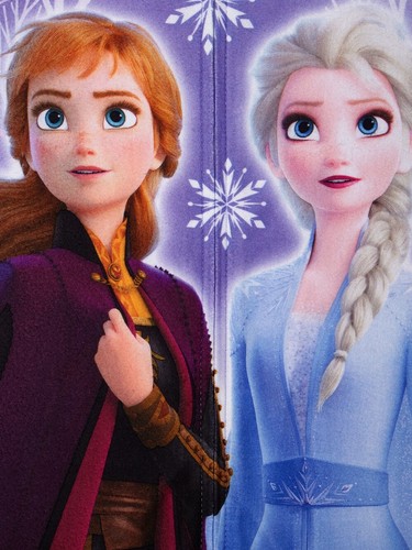 NWT FROZEN 2 Pajamas Girls One Piece Size 4 6 7 8 Blanket Sleeper Union Suit Zip - Picture 2 of 2