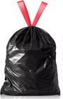20x Black 45x50cm Refuse Bin Bags Drawstring Home Garden General Waste Sacks 5kg