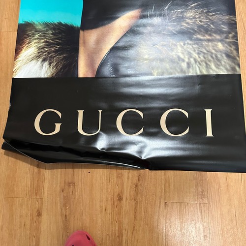Gucci Double Side SunGlasses Large Banner Poster Store Display Screen Printed - 第 5/9 張圖片