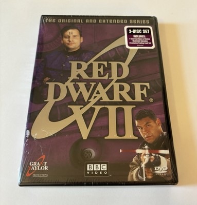 New & Sealed RED DWARF VII 1997 3 Disc DVD with Trading Card Set & 4 Extra Hours