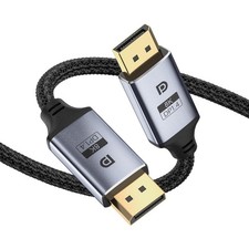 8K 4K DisplayPort Cable 1.4 6FT DP Cable 32.4Gbps 8K 60Hz 4K 144Hz HDR