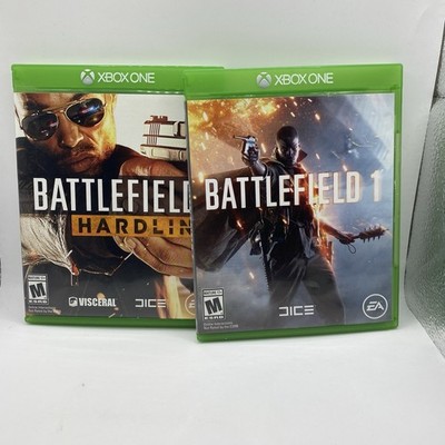 Battlefield 1  & Battfield Hardline  Xbox One 2-Game Bundle Tested Working