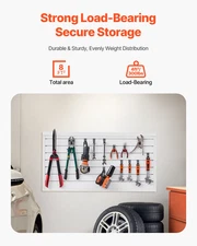 Slat Wall Paneling, 2 x 4 ft, Fits for Storage & Display